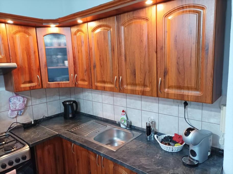 Byt V Centre Mesta Snina Bagian luar foto